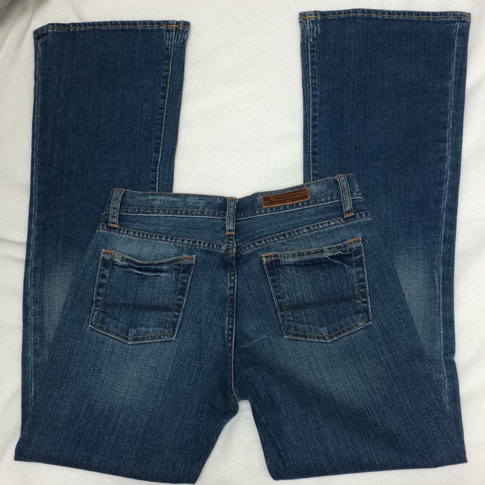 RL Polo Flared Boot Distress Stretch Whitney Jeans
